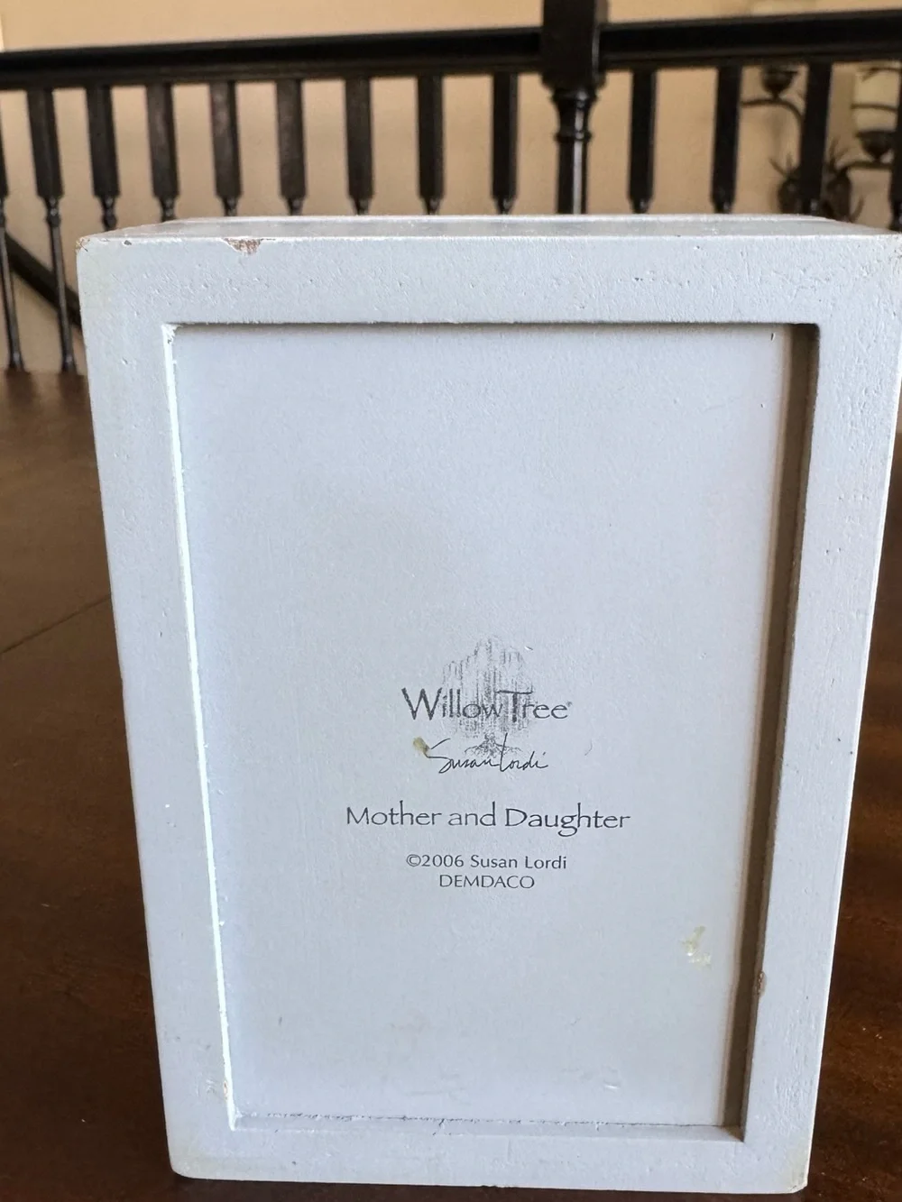 Willow Tree Pale Gray Sculpted Embrace Frame